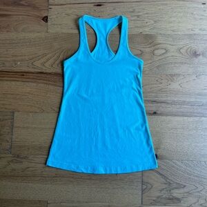 Lululemon Cool Racerback Tank Light/Medium Blue Size 6 EUC